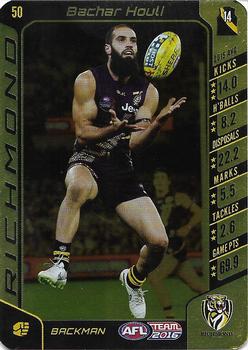 2016 Team Zone AFL Team - Silver / Gold Codes #50 Bachar Houli Front